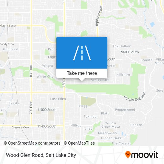 Wood Glen Road map