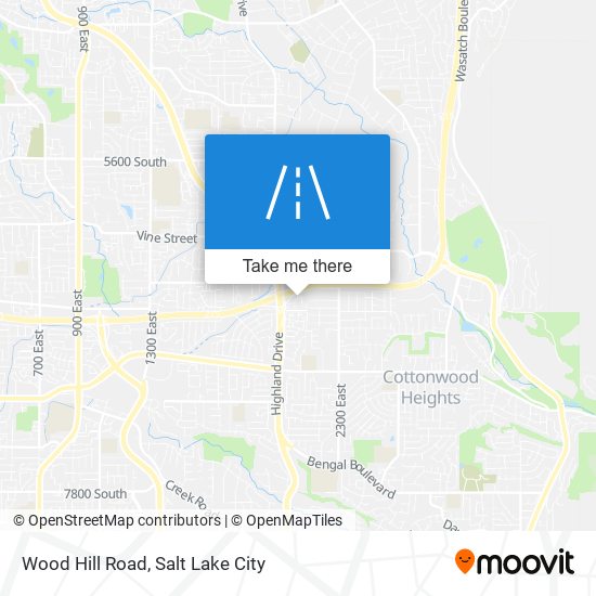 Wood Hill Road map