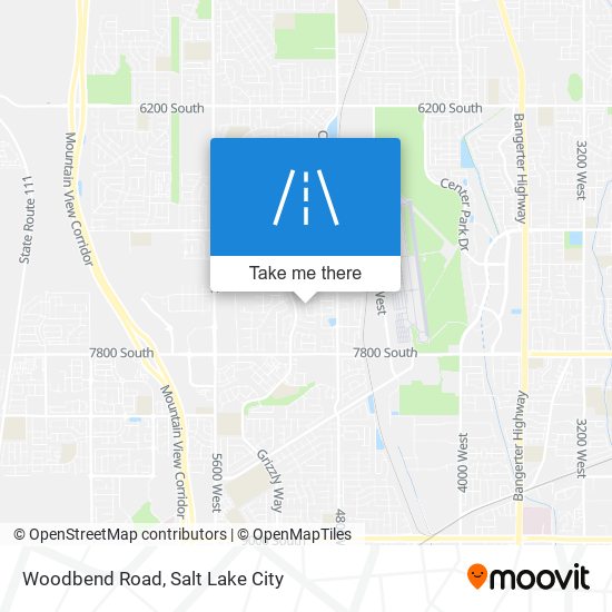 Woodbend Road map