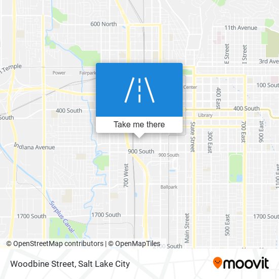 Woodbine Street map