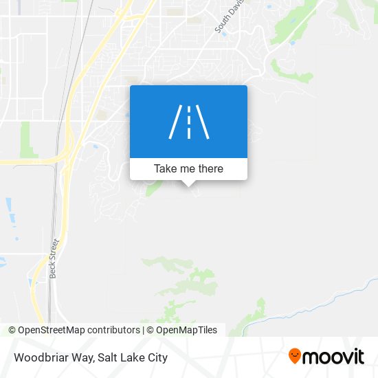 Woodbriar Way map