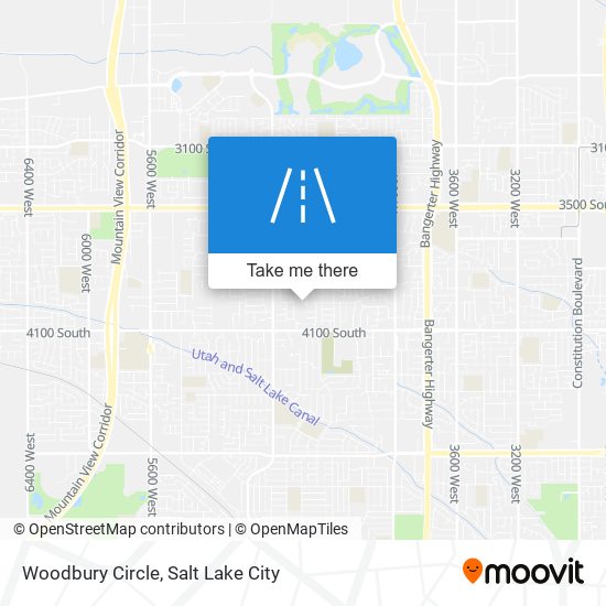 Woodbury Circle map