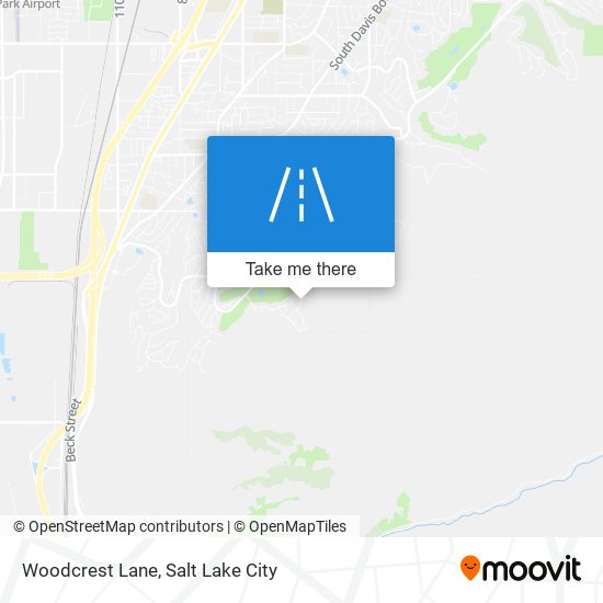 Mapa de Woodcrest Lane