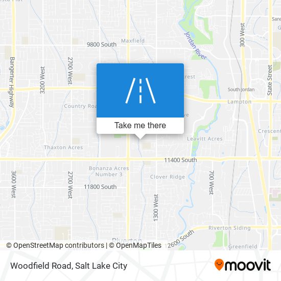 Mapa de Woodfield Road