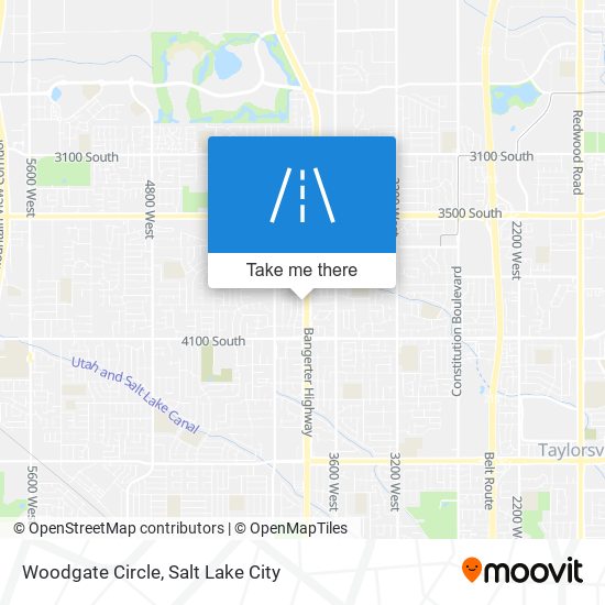 Mapa de Woodgate Circle