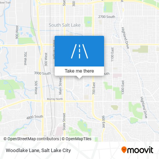 Woodlake Lane map