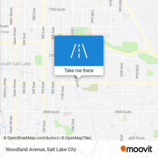 Woodland Avenue map