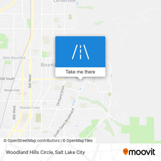 Mapa de Woodland Hills Circle