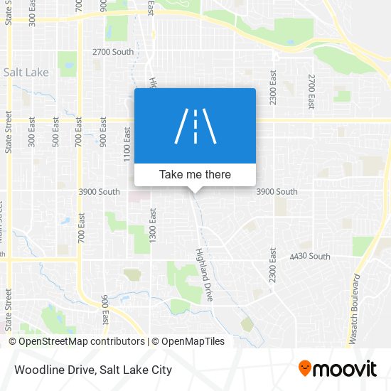 Mapa de Woodline Drive
