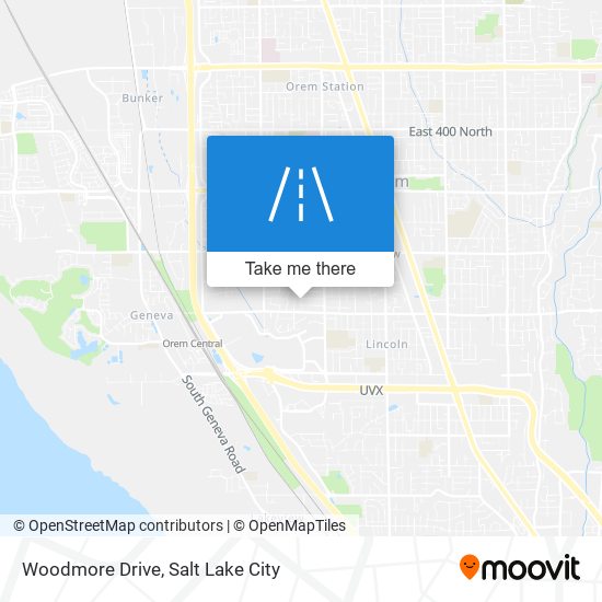 Mapa de Woodmore Drive