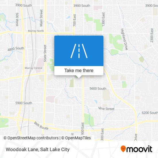 Woodoak Lane map
