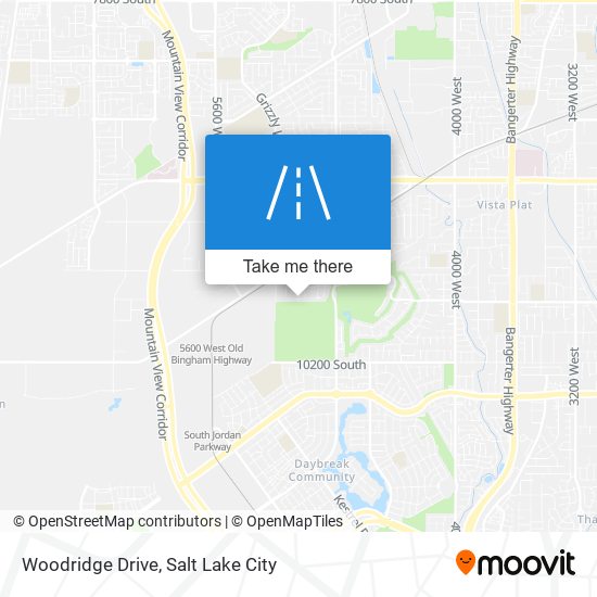 Woodridge Drive map