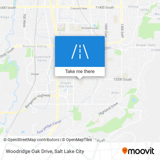 Mapa de Woodridge Oak Drive