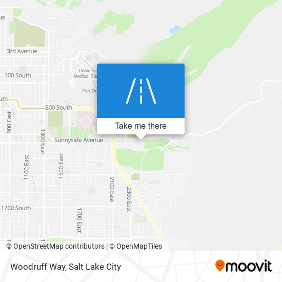 Woodruff Way map