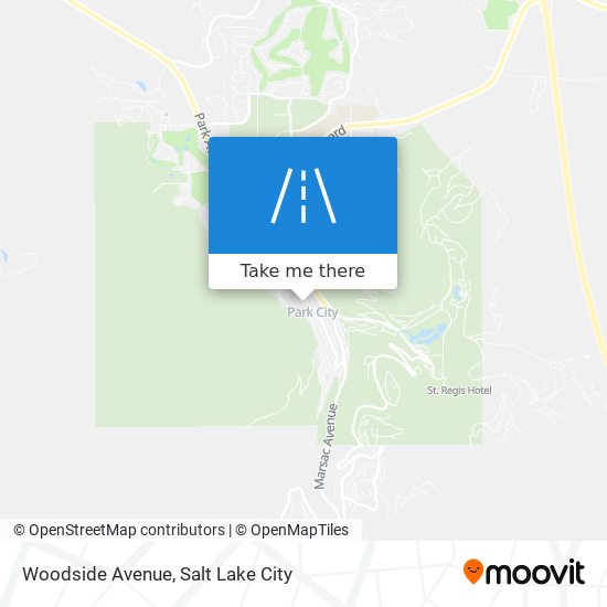 Woodside Avenue map
