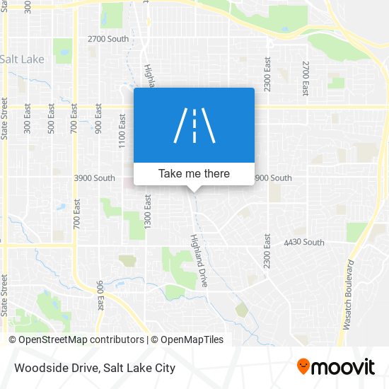 Woodside Drive map