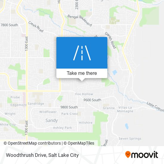 Woodthrush Drive map