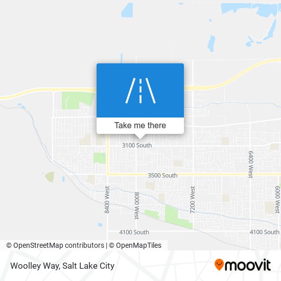 Woolley Way map