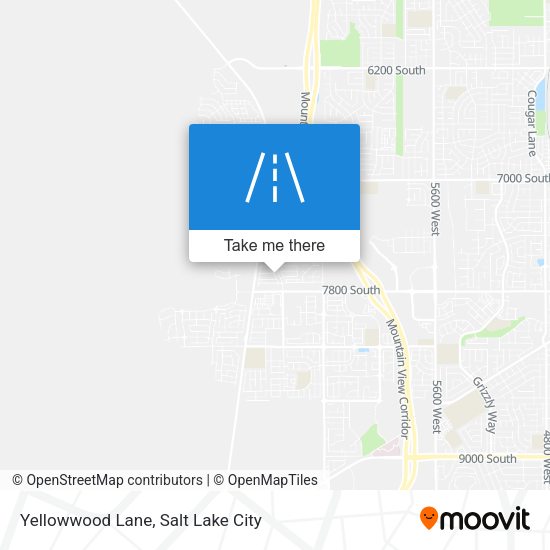 Yellowwood Lane map