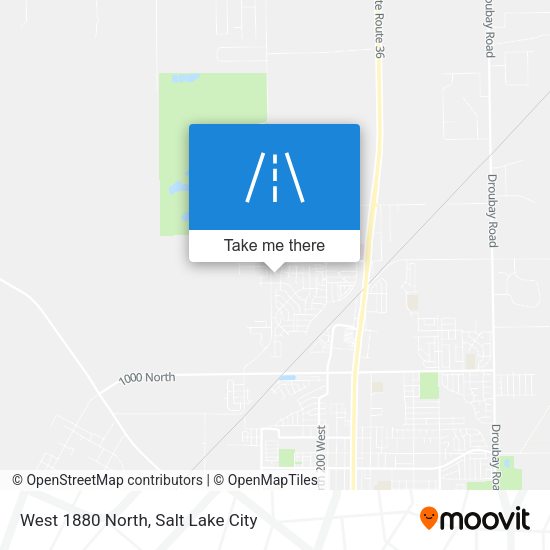 Mapa de West 1880 North