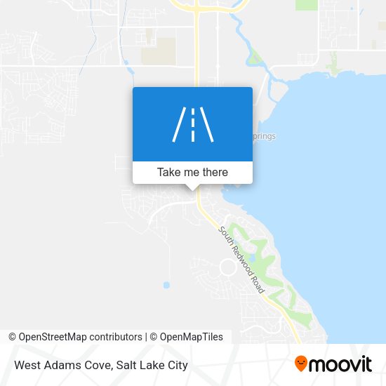 West Adams Cove map