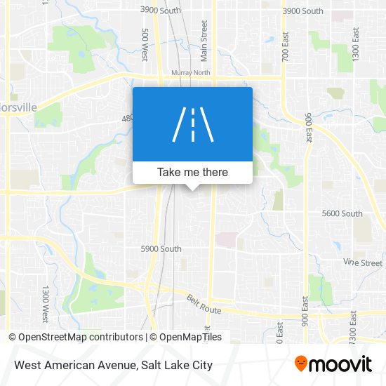 Mapa de West American Avenue