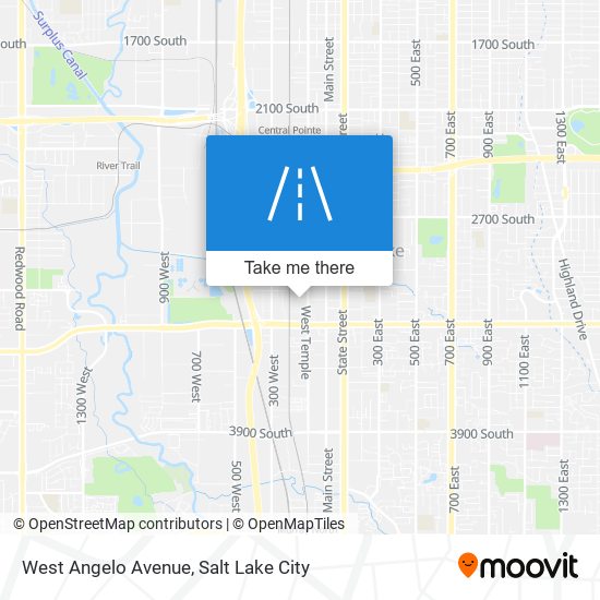 West Angelo Avenue map