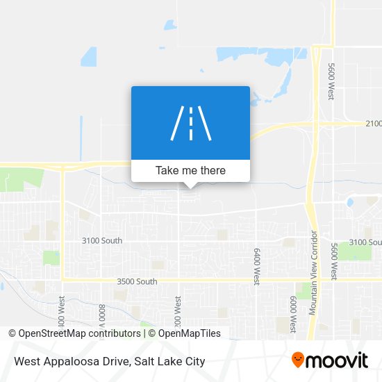 Mapa de West Appaloosa Drive
