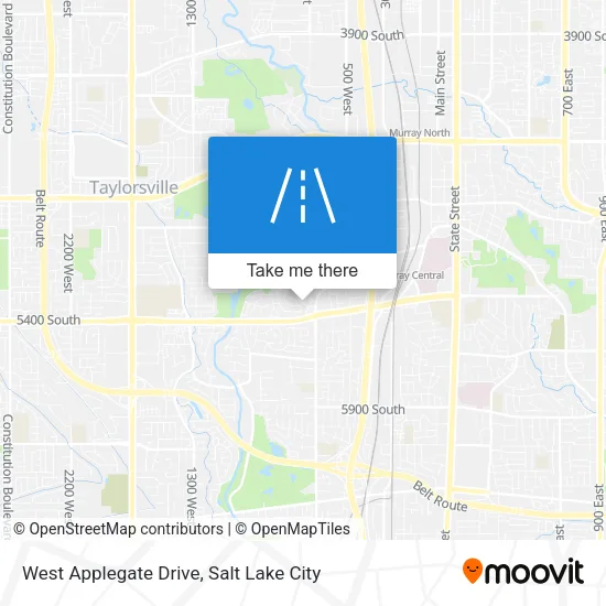 West Applegate Drive map