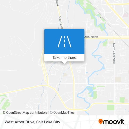Mapa de West Arbor Drive