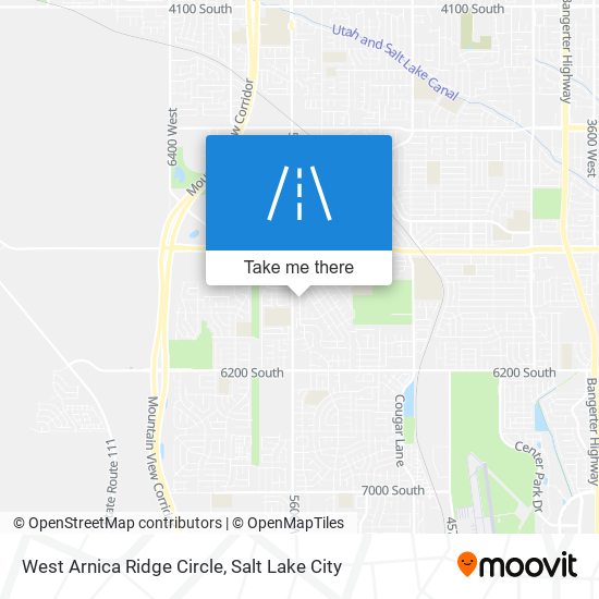 West Arnica Ridge Circle map