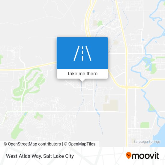 Mapa de West Atlas Way