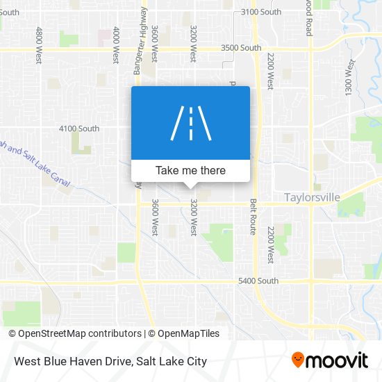 West Blue Haven Drive map
