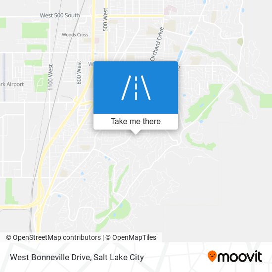 Mapa de West Bonneville Drive