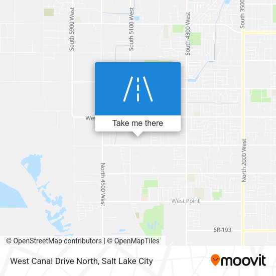 Mapa de West Canal Drive North