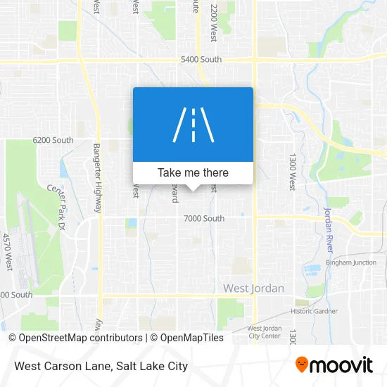 West Carson Lane map