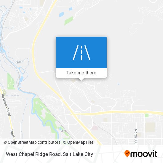 West Chapel Ridge Road map