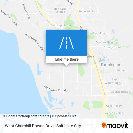 Mapa de West Churchill Downs Drive