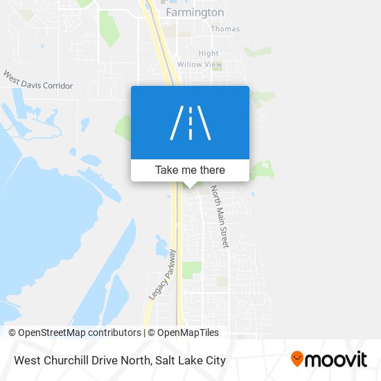 Mapa de West Churchill Drive North