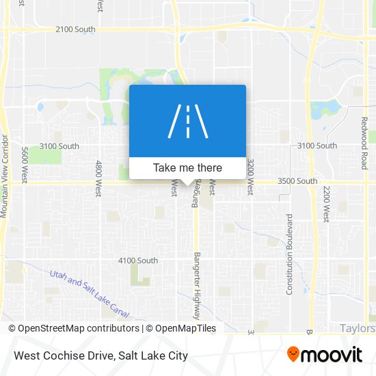 West Cochise Drive map