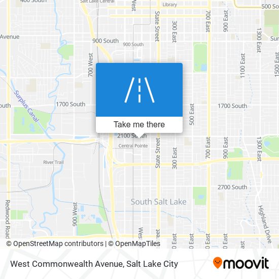 Mapa de West Commonwealth Avenue