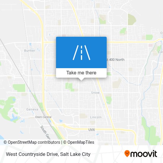 West Countryside Drive map