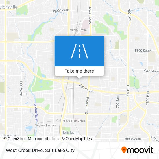West Creek Drive map