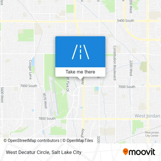 West Decatur Circle map
