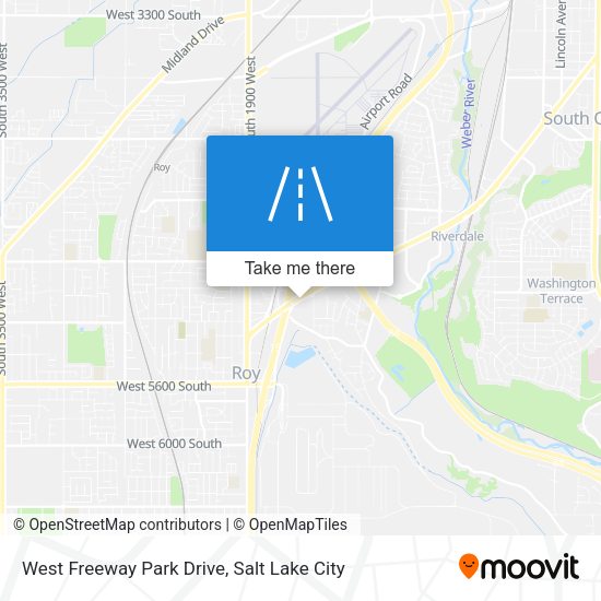 Mapa de West Freeway Park Drive