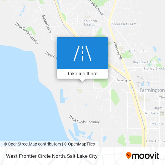 West Frontier Circle North map