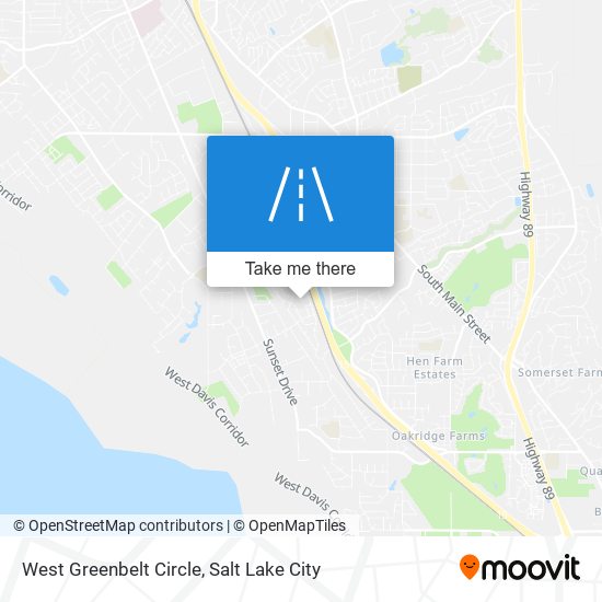 West Greenbelt Circle map