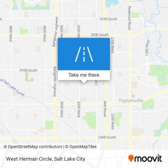 West Herman Circle map