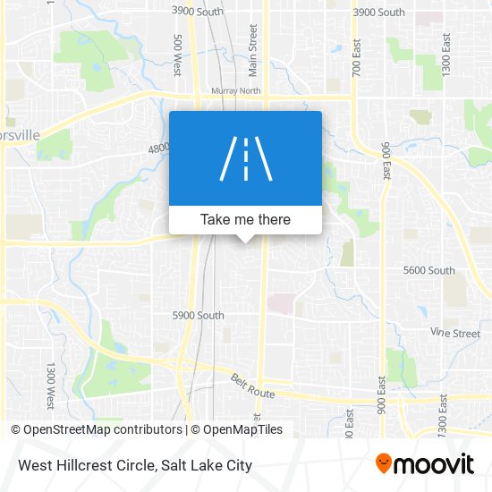 West Hillcrest Circle map