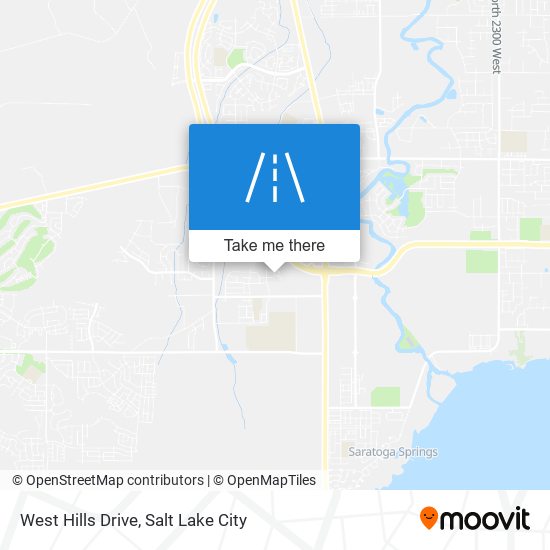 Mapa de West Hills Drive